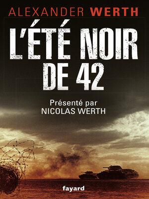 cover image of L'Eté noir de 42